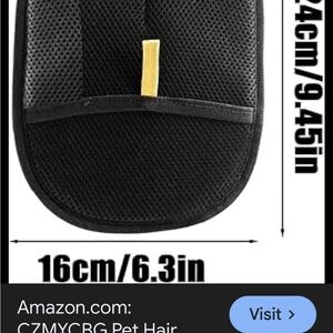 Black Pet Hair Remover Glove